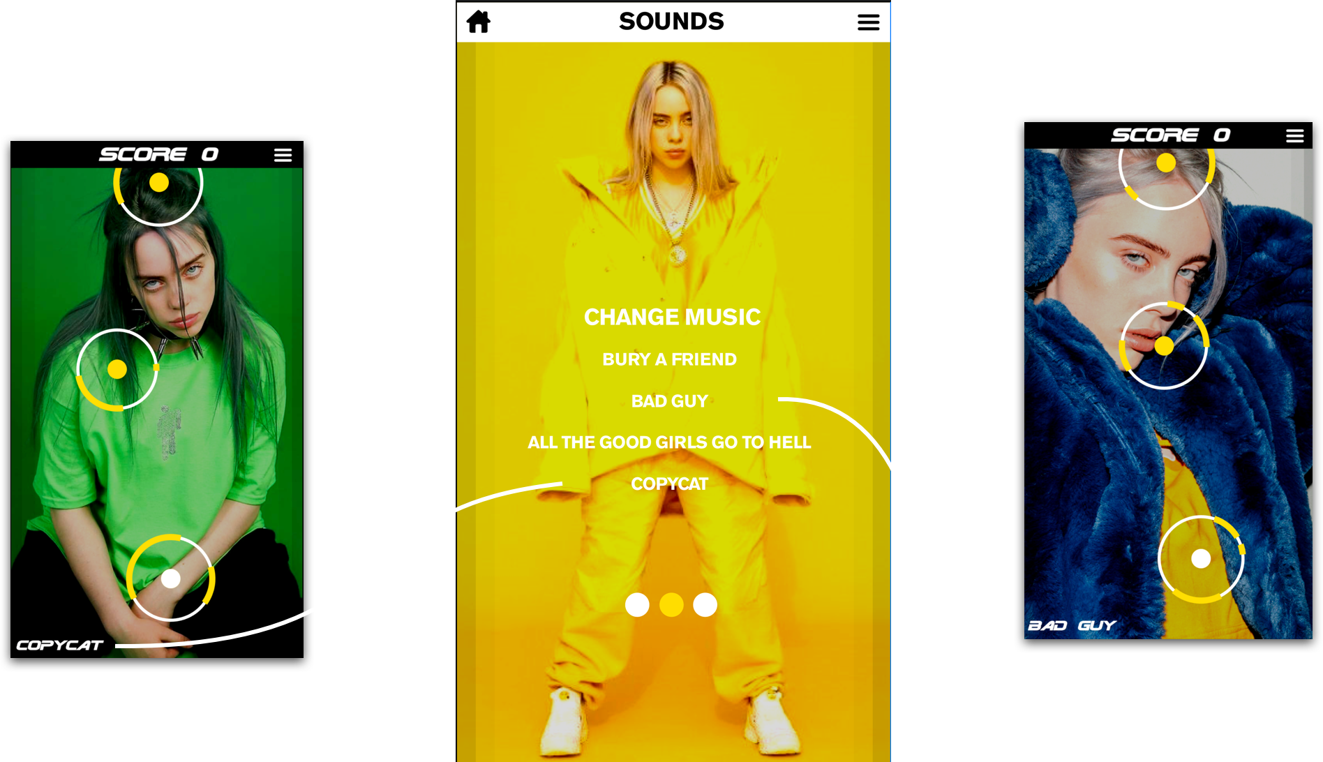 Paul Yanez Billie Eilish Color Shoot Game developed by Father and Daughter